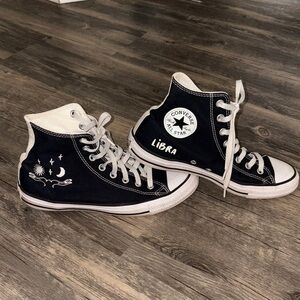 LIBRA custom Converse. - men’s size 8 woman’s size 10
